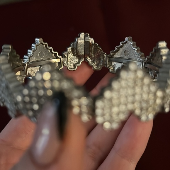 Pave Heart Diamond Crusted Bracelet - Picture 6 of 6